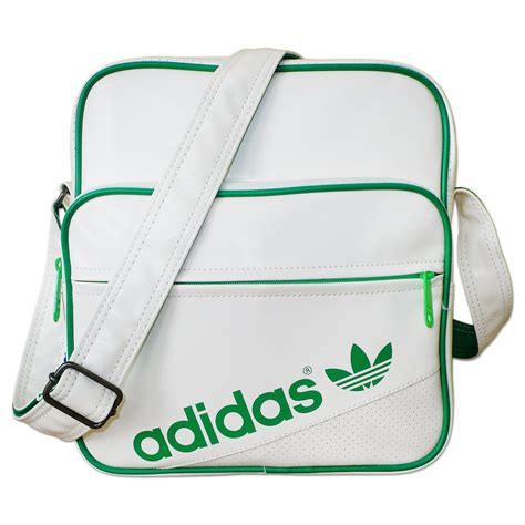 adidas taschen grün grau weiss|Grun .